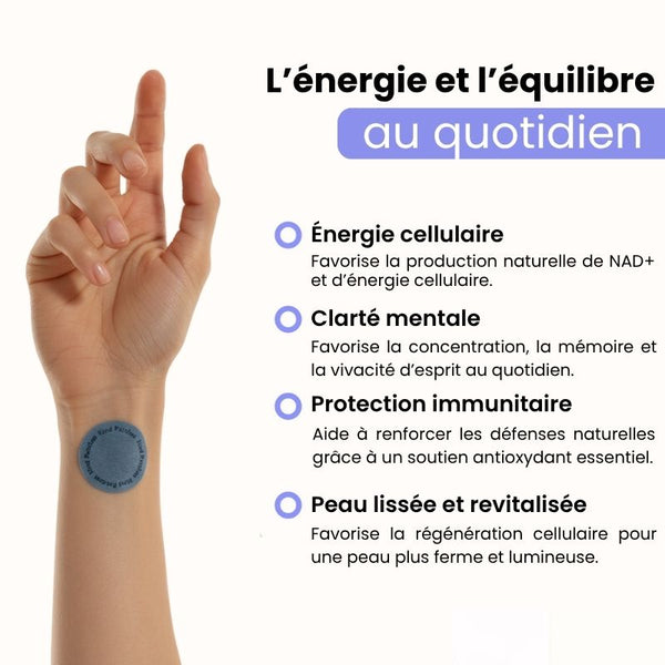 PATCHS NAD+ | Rajeunissant Cellulaire