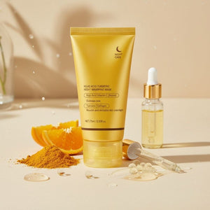 OVALIANCE – Masque de nuit Coréen au curcuma et au collagène