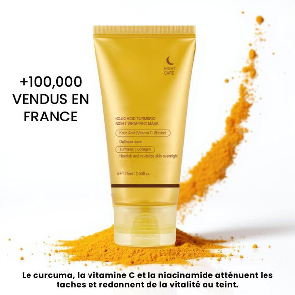 OVALIANCE – Masque de nuit Coréen au curcuma et au collagène