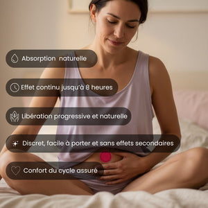 PATCHS MENSTRUELS NATURELS – Soulagement immédiat, sans cachet ni hormones