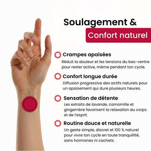 PATCHS MENSTRUELS NATURELS – Soulagement immédiat, sans cachet ni hormones
