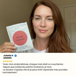 PATCHS MENSTRUELS NATURELS – Soulagement immédiat, sans cachet ni hormones